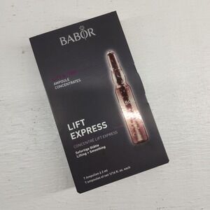 Babor Lift Express Ampoule Concentrates 7 x 2ml Lifting Smoothing Serum Womens